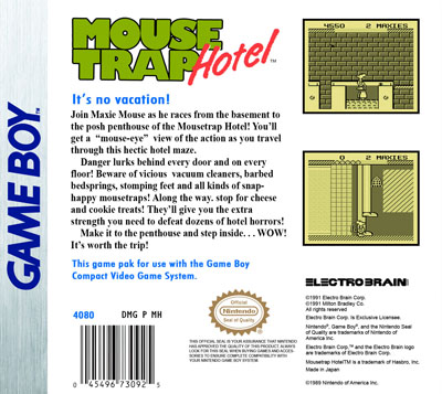Mouse Trap Hotel (Game Boy) - OpenRetro Game Database