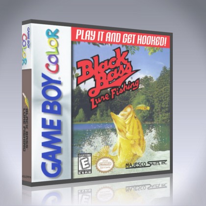 Black Bass Lure Fishing - Nintendo Game Boy Game Authentic - Color GBA