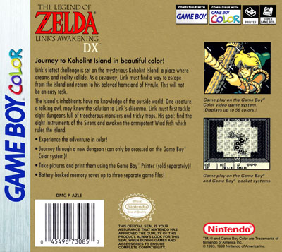 The Legend Of Zelda: Link's Awakening DX - Game Boy Review