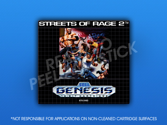 streets of rage 2 sega genesis