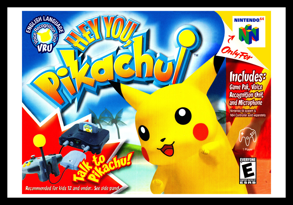 Hey You Pikachu Retro Game Cases