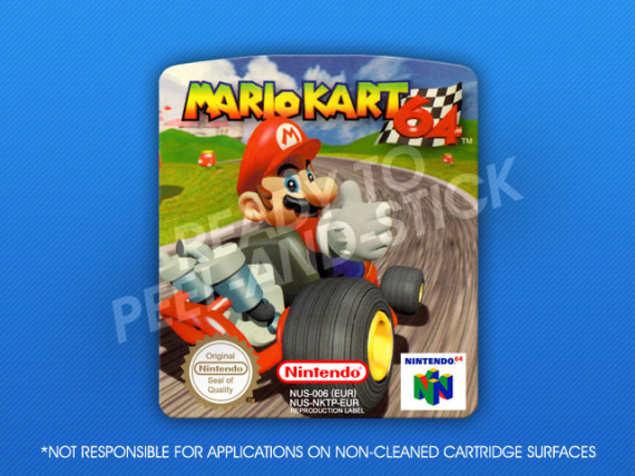 N64 - Mario Kart 64 (PAL) Label - Retro Game Cases