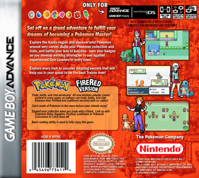 Pokemon Fire Red - Retro Game Cases 🕹️