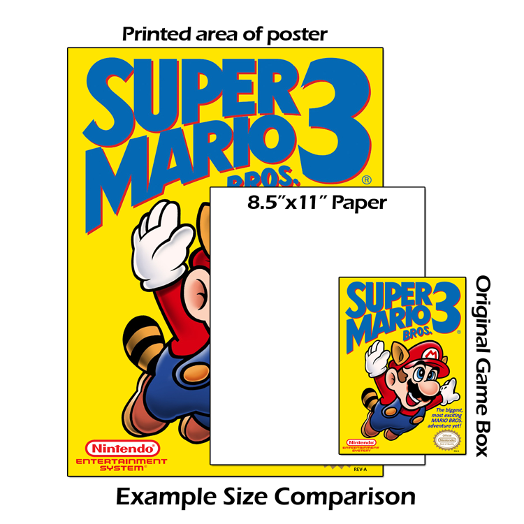 Poster Cartaz Jogo Super Mario Bros 3 no Shoptime