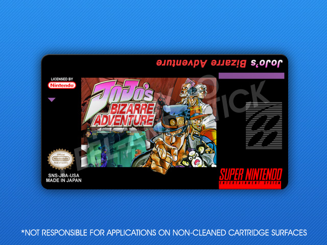 Jojo Bizarre Adventure Super Nintendo SNES Video Game 