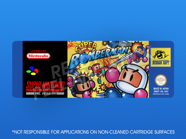 Super Nintendo Super Bomberman Box 
